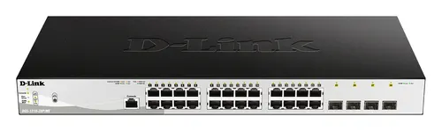D-Link DGS-1210-28P/ME/E przełącznik sieciowy Zarządzany L2/L3 Gigabit Ethernet (10/100/1000) Obsługa PoE 1U