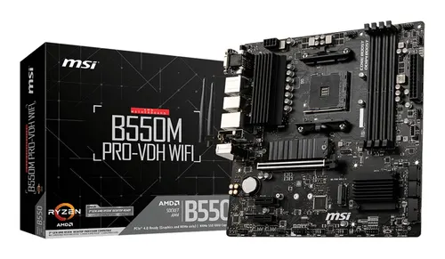MSI B550M PRO-VDH WIFI płyta główna AMD B550 Socket AM4 micro ATX