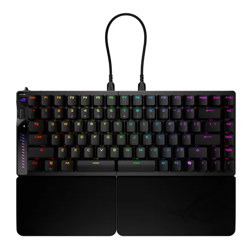 ASUS ROG Falcata klawiatura Gaming USB + RF Wireless + Bluetooth Czarny