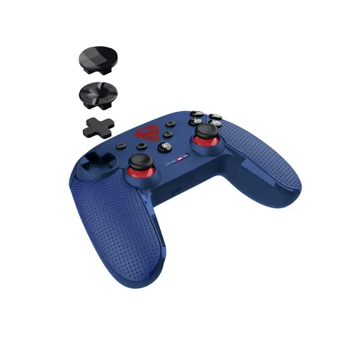 Trust GXT 542SM Muta Niebieski Bluetooth/RF/USB Gamepad Android, Nintendo Switch, Nintendo Switch 2, Nintendo Switch Lite, Nintendo Switch OLED, PC, iOS