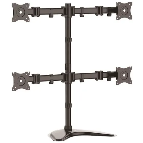 StarTech.com ARMBARQUAD uchwyt / stojak do monitorów 68,6 cm (27") Biurko Czarny