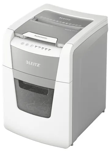 Leitz 80110000 niszczarka Rozdrabnianie krzyżowe 55 dB 22 cm Szary, Biały