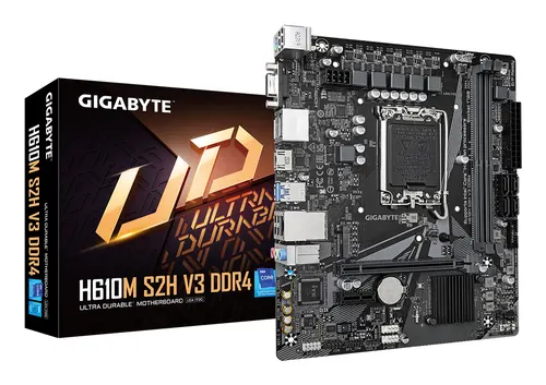 GIGABYTE H610M S2H V3 DDR4 płyta główna Intel H610 Express LGA 1700 micro ATX