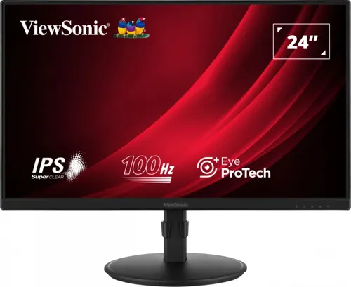 Viewsonic Display VG2408A monitor komputerowy 61 cm (24") 1920 x 1080 px Full HD LED Czarny