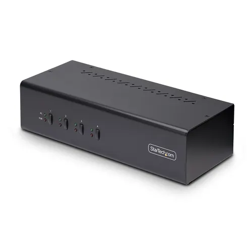 StarTech.com P4DD46A2-KVM-SWITCH przełącznik KVM Czarny