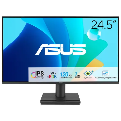 ASUS VA259HGA monitor komputerowy 62,2 cm (24.5") 1920 x 1080 px Full HD LCD Czarny