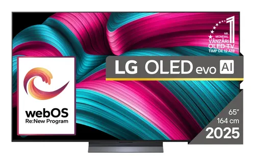 LG OLED evo AI OLED65C51LA Telewizor 165,1 cm (65") 4K Ultra HD Smart TV Wi-Fi Czarny