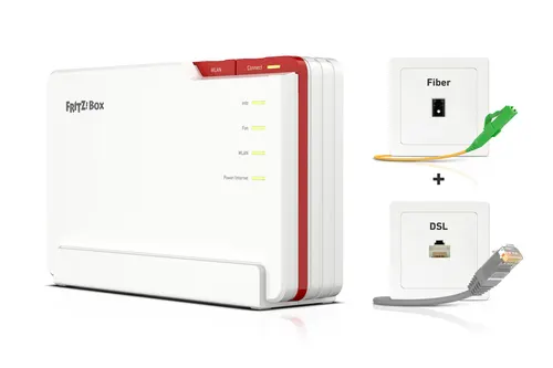 Box FRITZ! 5690 Pro International router bezprzewodowy 2.5 Gigabit Ethernet Trójpasmowy (2,4 GHz / 5 GHz / 6 GHz) Biały