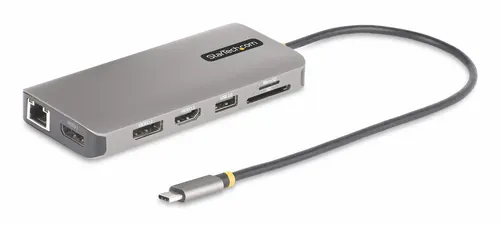StarTech.com 154B-USBC-MULTIPORT stacja dokująca Przewodowa USB 3.2 Gen 1 (3.1 Gen 1) Type-C Szary