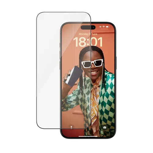 PanzerGlass ® Screen Protector iPhone 15 Pro Max, Ultra-Wide Fit w. EasyAligner Przezroczysta ochrona ekranu Apple 1 szt.