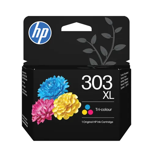 HP Oryginalny trójkolorowy tusz 303XL o wysokiej wydajności (T6N03AE)