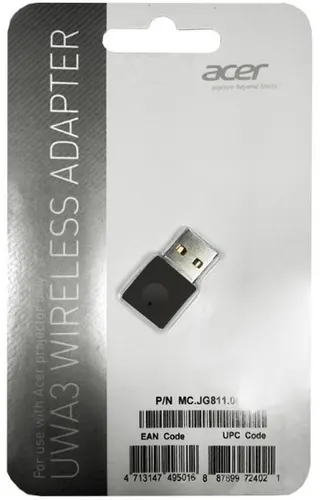 Acer UWA3 USB Wi-Fi USB Wi-Fi adapter, czarny