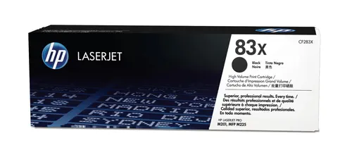 HP 83X oryginalny czarny wkład laserowy o wysokiej wydajności