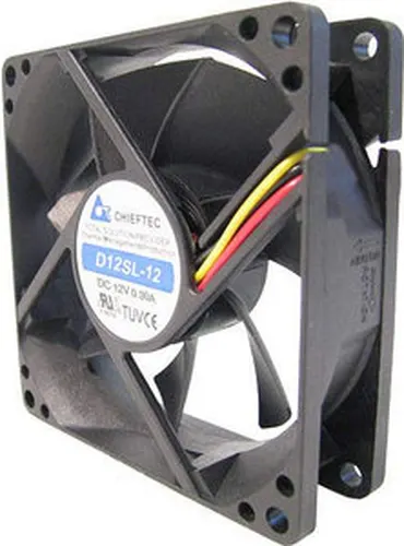 Chieftec AF-1225PWM system chłodzenia komputerów Obudowa komputera Wentylator Czarny
