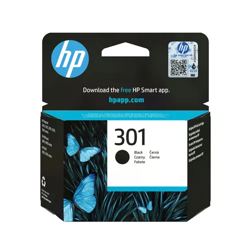 HP 301 oryginalny wkład atramentowy czarny (CH561EE)