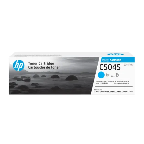 Samsung Oryginalny błękitny toner HP CLT-C504S