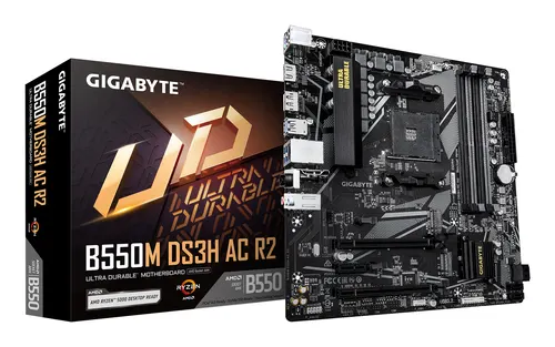 GIGABYTE B550M DS3H AC R2 płyta główna AMD B550 Socket AM4 micro ATX