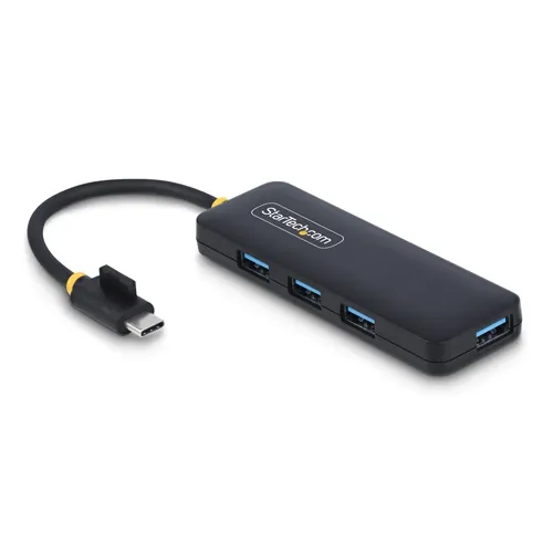 StarTech.com H5C4A-USB-HUB huby i koncentratory USB 3.2 Gen 1 (3.1 Gen 1) Type-C 5000 Mbit/s Czarny