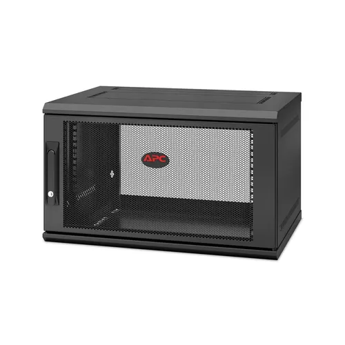 APC NetShelter WX 6U Single Hinged Wall-mount Enclosure 400mm Deep Szafa wisząca Czarny