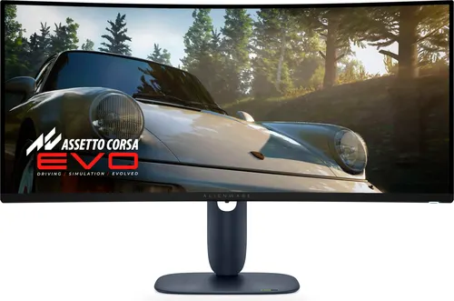 Alienware AW3425DW monitor komputerowy 86,4 cm (34") 3440 x 1440 px Wide Quad HD QD-OLED Niebieski