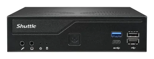 Shuttle XPС slim DH610V2 komputer typu barebone Wielkość PC 1.35L Czarny Intel H610 LGA 1700