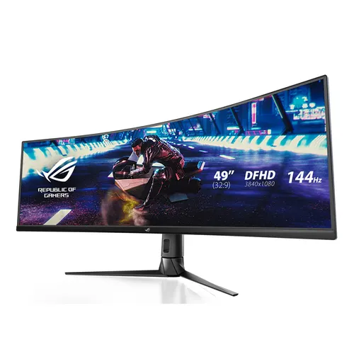 ASUS ROG Strix XG49VQ monitor komputerowy 124,5 cm (49") 3840 x 1080 px UltraWide Full HD LED Czarny