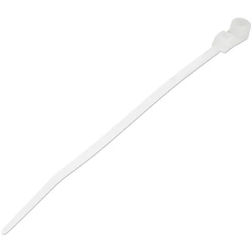 StarTech.com CBMZTS10N4 opaska kablowa Zwalniana opaska kablowa Nylon, Plastik Biały 100 szt.