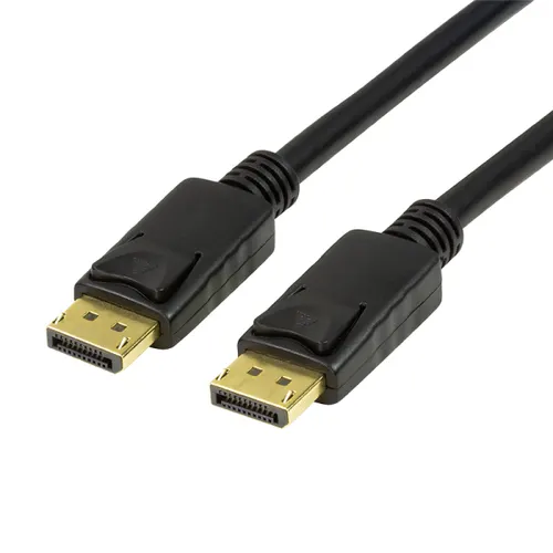 LogiLink CV0120 kabel DisplayPort 2 m Czarny
