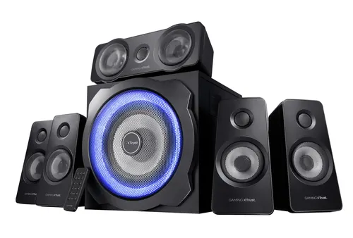 Trust GXT 658 Tytan 5.1 zestaw głośników 90 W Uniwersalne Czarny 5.1 kan.