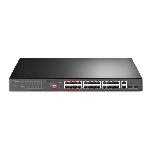 TP-Link TL-SL1226P przełącznik sieciowy Nie zarządzany Gigabit Ethernet (10/100/1000) Obsługa PoE 1U Szary