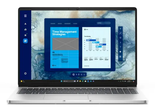 DELL Pro 16 PC16250 Intel Core Ultra 7 255U Laptop 40,6 cm (16") Full HD+ 16 GB DDR5-SDRAM 512 GB SSD Wi-Fi 6E (802.11ax) Windows 11 Pro Platyna, Srebrny, Core Ultra 7 255U / 16 GB / 512 GB