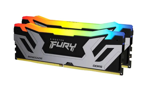 Kingston Technology FURY 48GB 8400MT/s DDR5 CL40 CUDIMM (zestaw 2 modułów) Renegade RGB Silver XMP