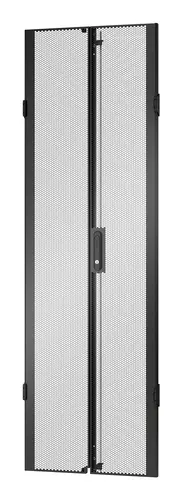 NetShelter SX Gen2 42U 600mm Wide Perforated Split Doors Black