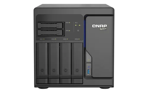 QNAP TS-h686 NAS Tower Intel® Xeon® D D-1602 8 GB DDR4 0 TB QuTS hero Czarny