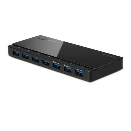 TP-Link UH700 huby i koncentratory USB 3.2 Gen 1 (3.1 Gen 1) Micro-B 5000 Mbit/s Czarny