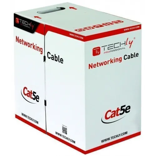Techly ITP8-RIS-0305LO kabel sieciowy Czarny 305 m Cat5e F/UTP (FTP)