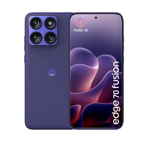 Motorola edge 70 fusion 17,2 cm (6.78") Dual SIM Android 16.0 5G USB Type-C 8 GB 256 GB 5200 mAh Fioletowy