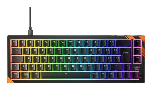 CHERRY K5 PRO TMR COMPACT klawiatura Gaming USB QWERTY British English Czarny, Pomarańczowy
