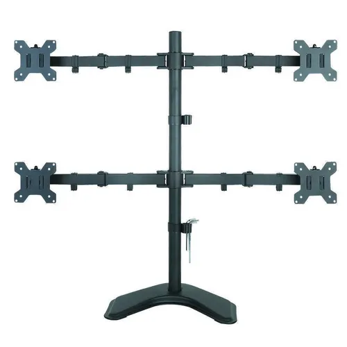 Techly ICA-LCD 2540 uchwyt / stojak do monitorów 68,6 cm (27") Biurko Czarny
