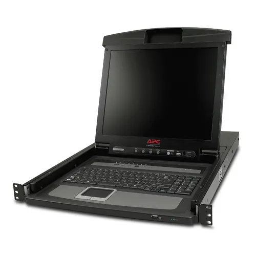 APC AP5808 konsola rackowa 43,2 cm (17") Czarny 1U
