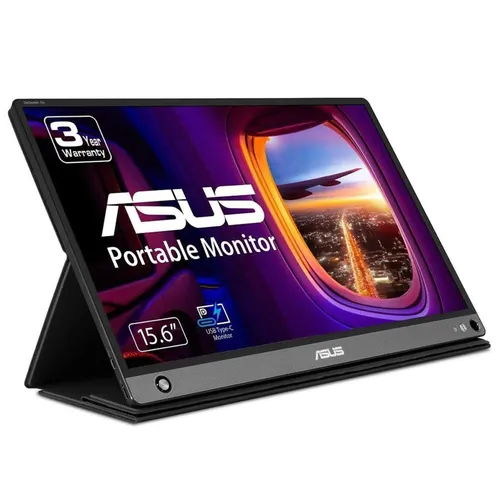 ASUS ZenScreen MB16AHP monitor komputerowy 39,6 cm (15.6") 1920 x 1080 px Full HD LED Czarny