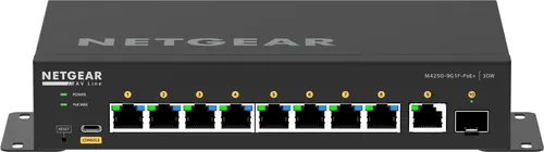 NETGEAR GSM4210PD Zarządzany L2/L3 Gigabit Ethernet (10/100/1000) Obsługa PoE Czarny