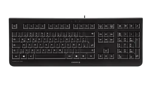 CHERRY KC 1000 klawiatura Uniwersalne USB QWERTY Włoski Czarny