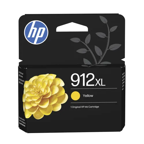 HP 912XL oryginalny wysokowydajny wkład atramentowy żółty (3YL83AE)