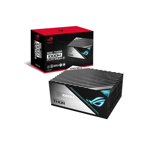 ASUS ROG THOR 1000P2-GAMING moduł zasilaczy 1000 W 20+4 pin ATX ATX Czarny, Srebrny