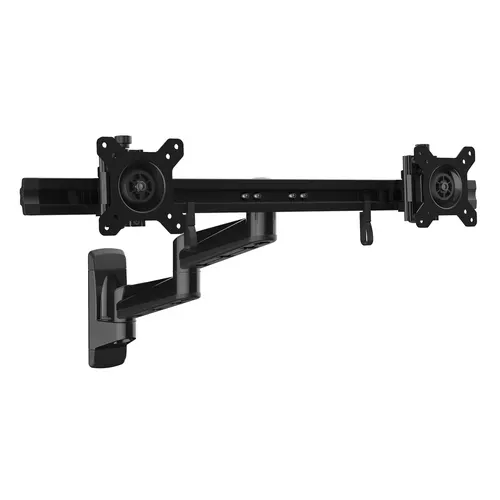 StarTech.com ARMDUALWALL uchwyt / stojak do monitorów 61 cm (24") Ściana Czarny