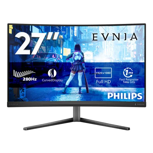 Philips Evnia 5000 27M2C5200W/00 monitor komputerowy 68,6 cm (27") 1920 x 1080 px Full HD LCD Szary