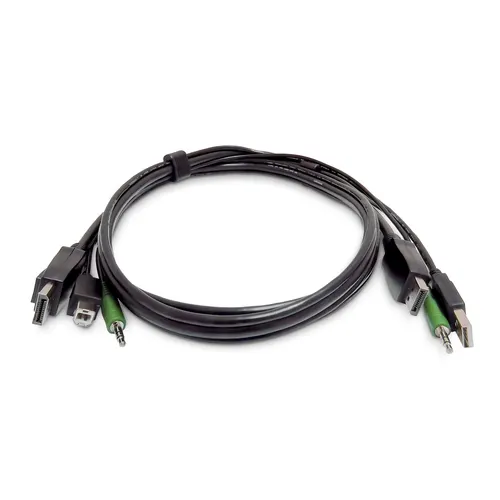 StarTech.com SKDPMMKVM06-TAA kabel KVM Czarny 1,8 m