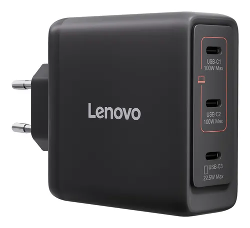 Lenovo 40AW100BEU ładowarka do urządzeń przenośnych Uniwersalne Czarny Prąd przemienny Wewnętrzna