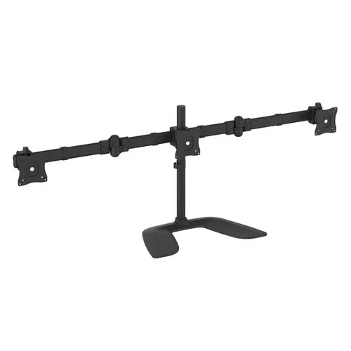 StarTech.com ARMBARTRIO2 uchwyt / stojak do monitorów 68,6 cm (27") Biurko Czarny
